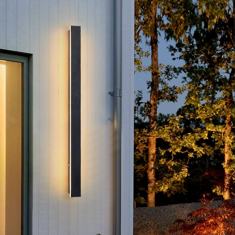 Modern Outdoor Wall Light Sconce with Energy-Efficient LED | Black Design for Enhanced Curb Appeal 2