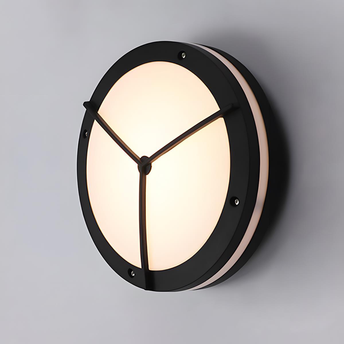 Modern Outdoor Wall Light | Round LED Lantern with IP65 Waterproof Rating | Versatile Illumination for Patios and Gardens