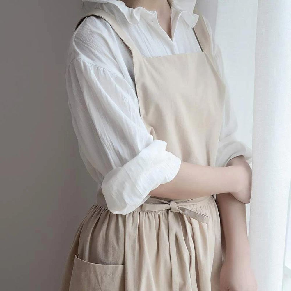 Multipurpose Cotton Apron With Pockets 2