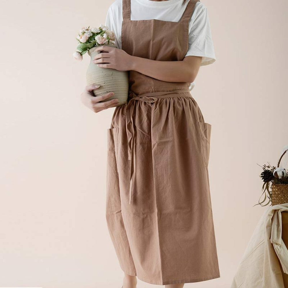 Multipurpose Cotton Apron With Pockets 3
