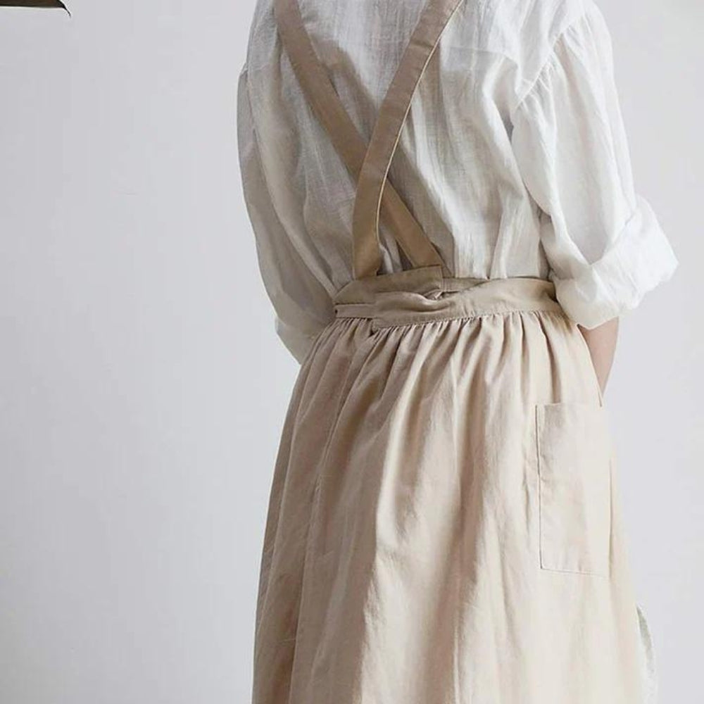 Multipurpose Cotton Apron With Pockets 7