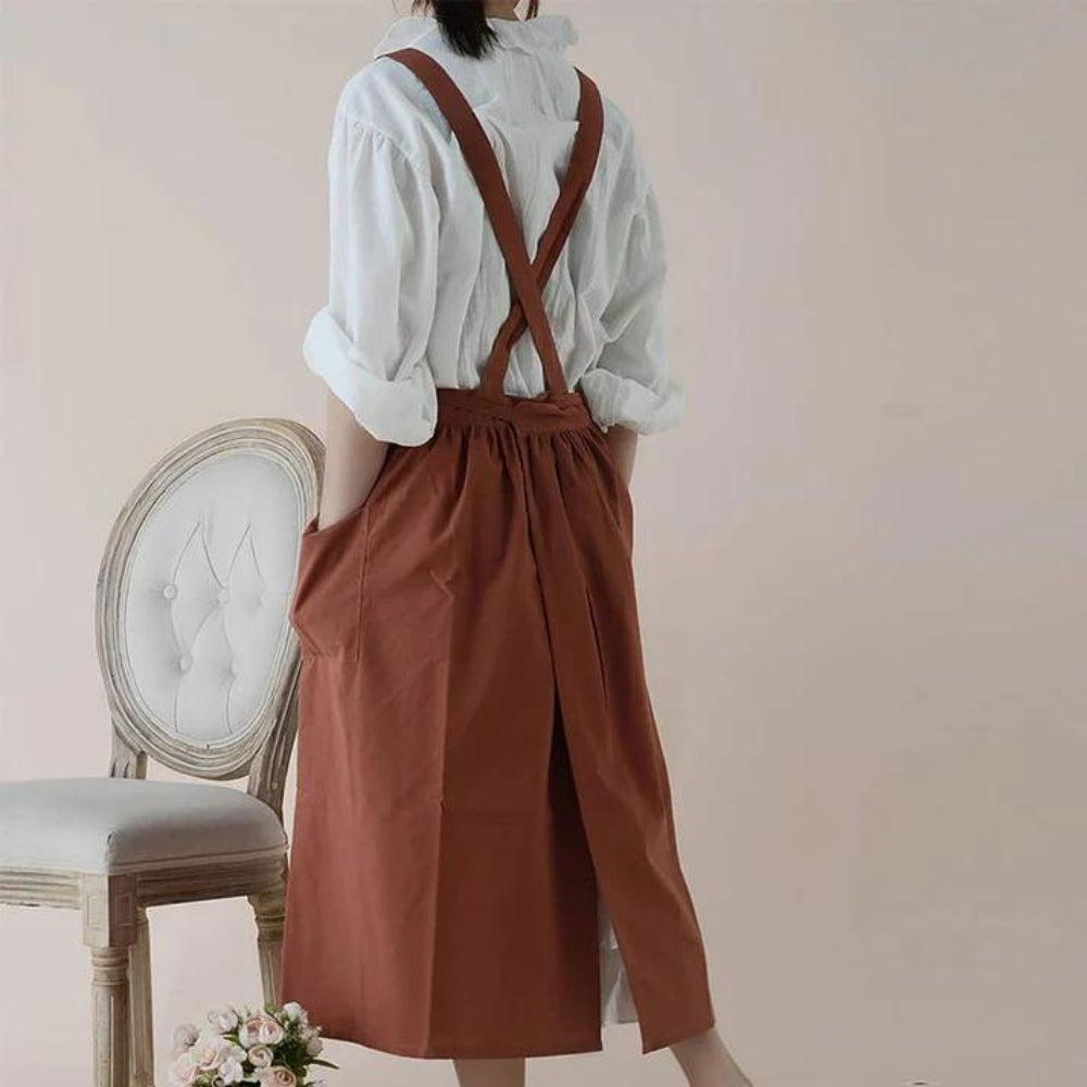 Multipurpose Cotton Apron With Pockets 8