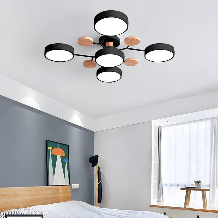 Naturalis | Elegant Organic Metal Ceiling Lamp for Dining Room Lights 13