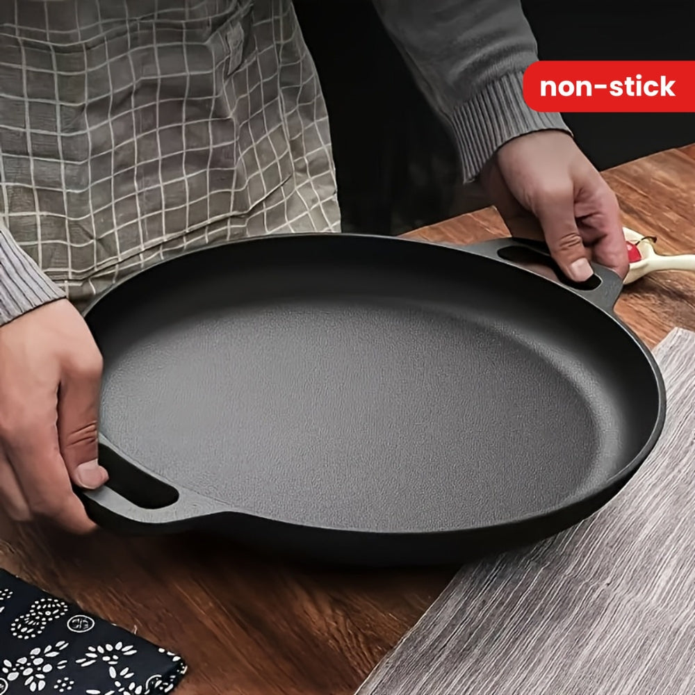 Non-Stick Cast Iron Griddle Skillet Pan 3