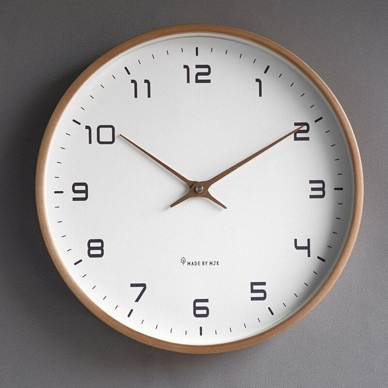 Nordic Collection | Modern Wall Clock with Minimalist Design | Elegant Timepiece for Timeless Décor