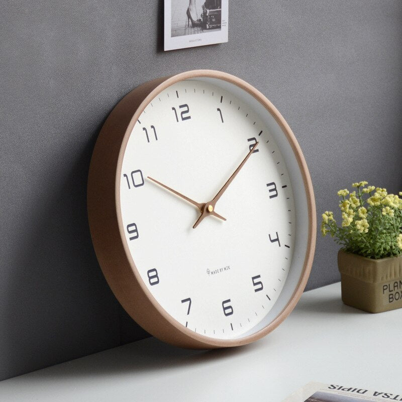 Nordic Collection | Modern Wall Clock with Minimalist Design | Elegant Timepiece for Timeless Décor