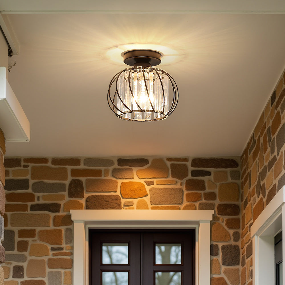 Nordic Luxury | Flush Mount Ceiling Light with Sculptural Design | Elegant Illumination for Serene Spaces