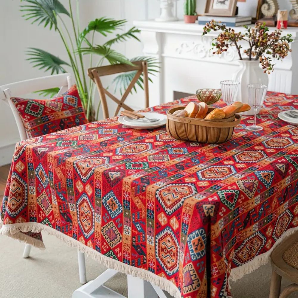 Oasis Dunes Boho Tablecloth 4