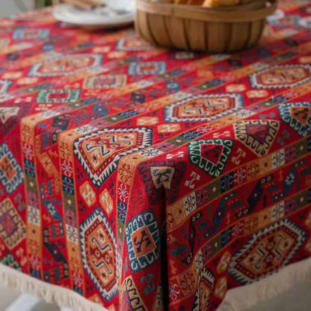 Oasis Dunes Boho Tablecloth 5
