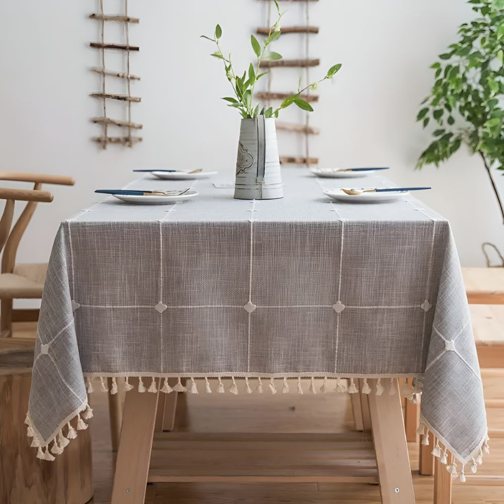 Pastoral Plaid Tablecloth 3