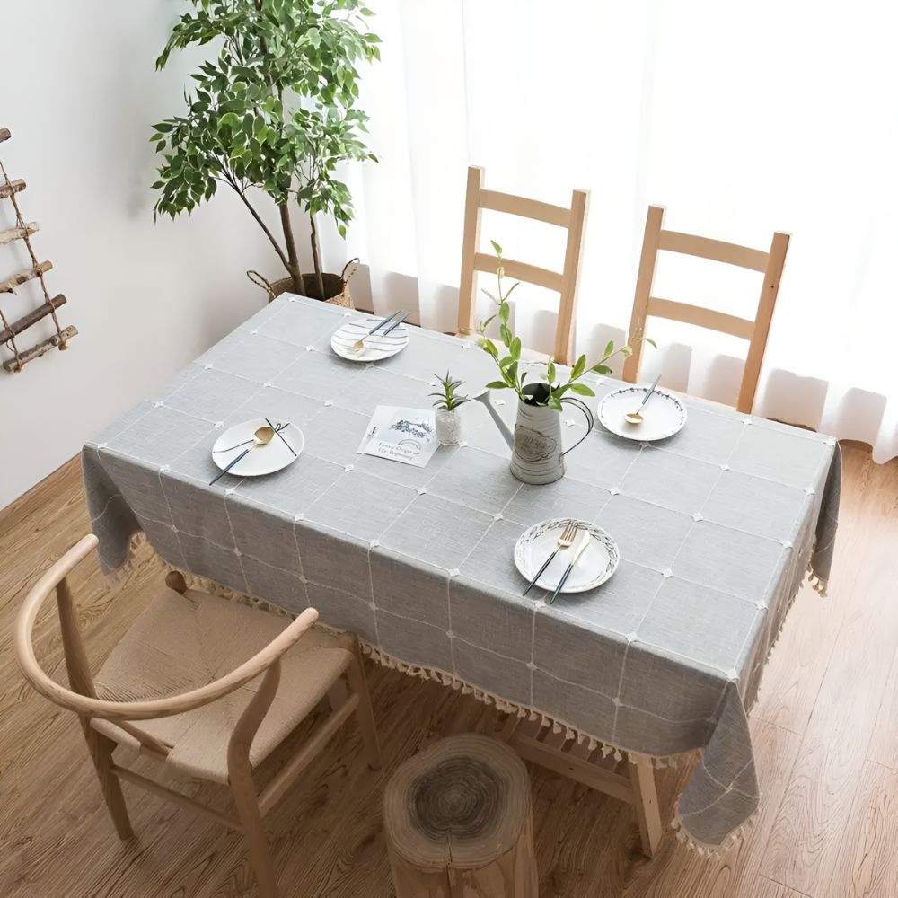 Pastoral Plaid Tablecloth 4