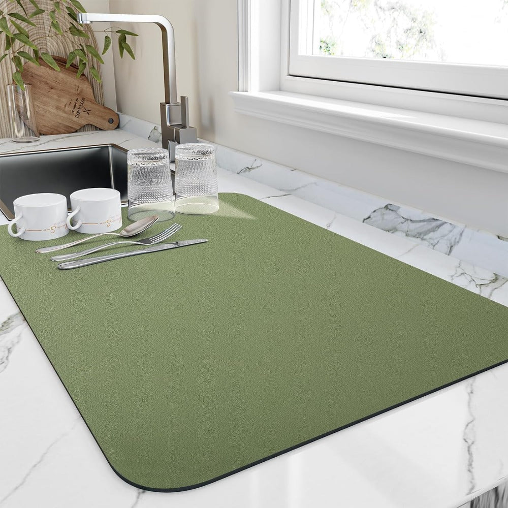 Quick Dry Kitchen Dish Mat | Highly Absorbent 6