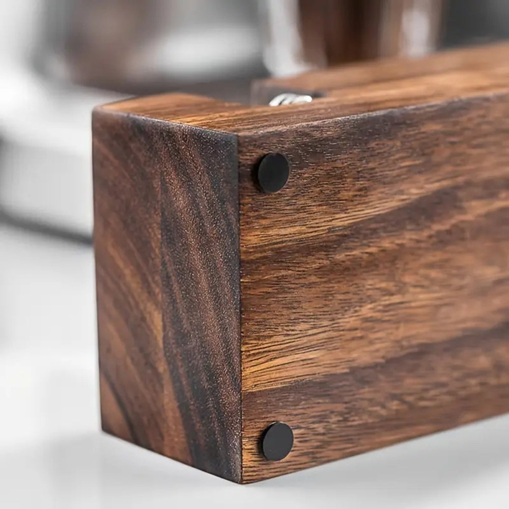 Rectangular Wood Coffee Tamper Station 6