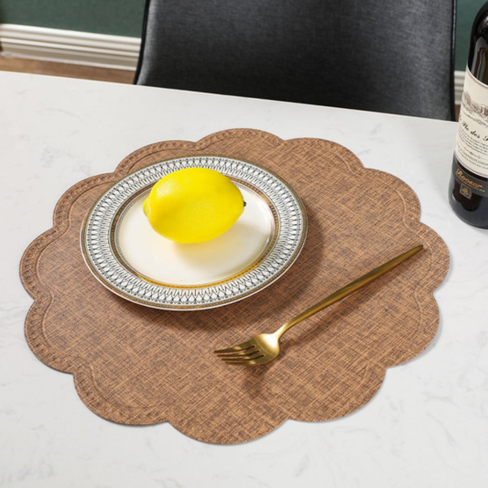 Scalloped Waterproof Placemat 5