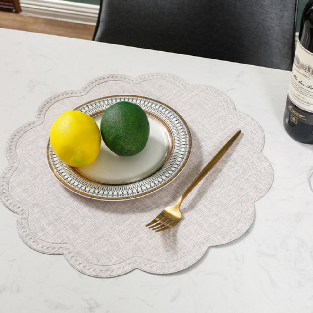Scalloped Waterproof Placemat 7
