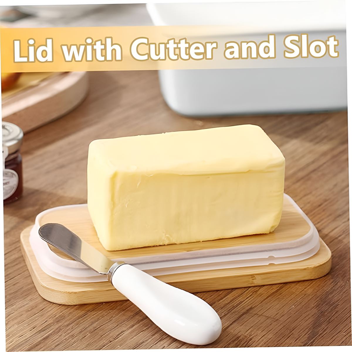 Sleek Butter Cutter Container 5