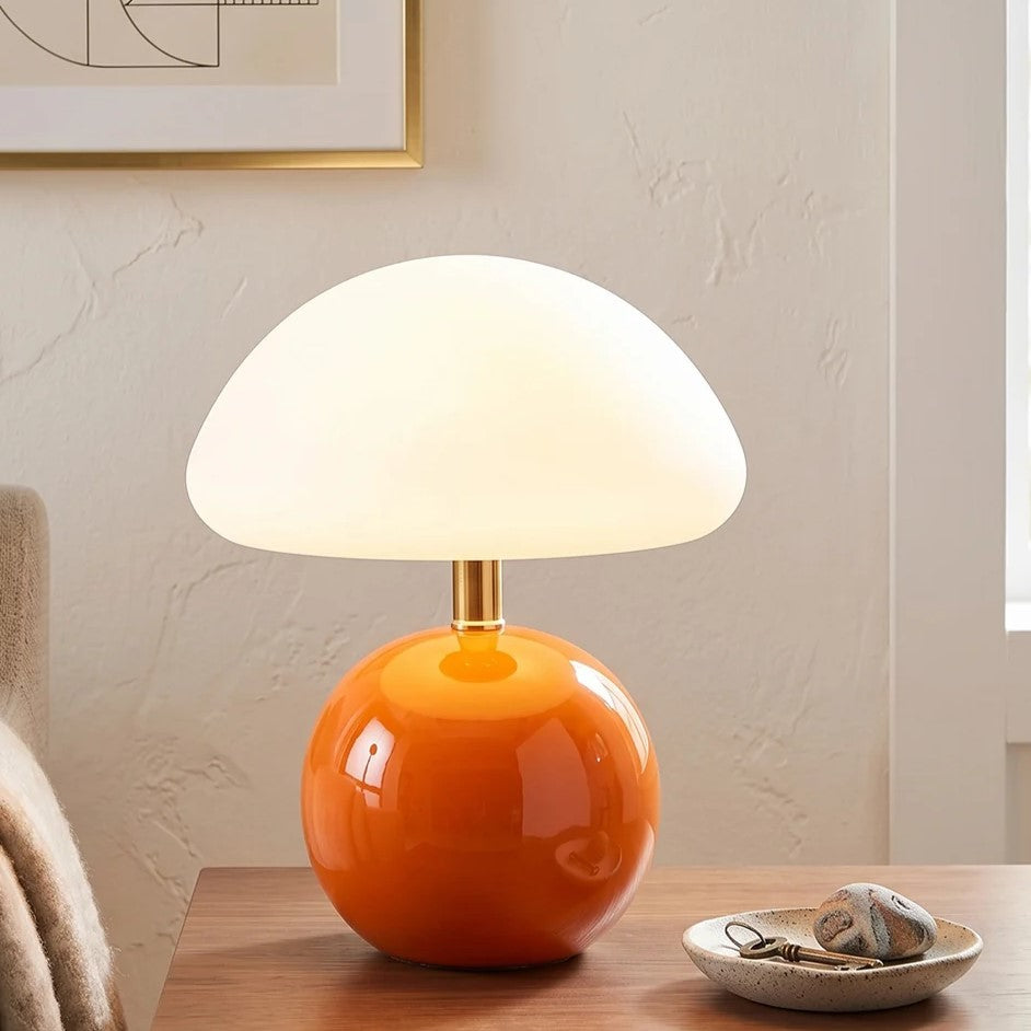 Solara | Mid-Century Modern Decorative Lamp with Warm Ambient Light | Compact Design for Cozy Spaces