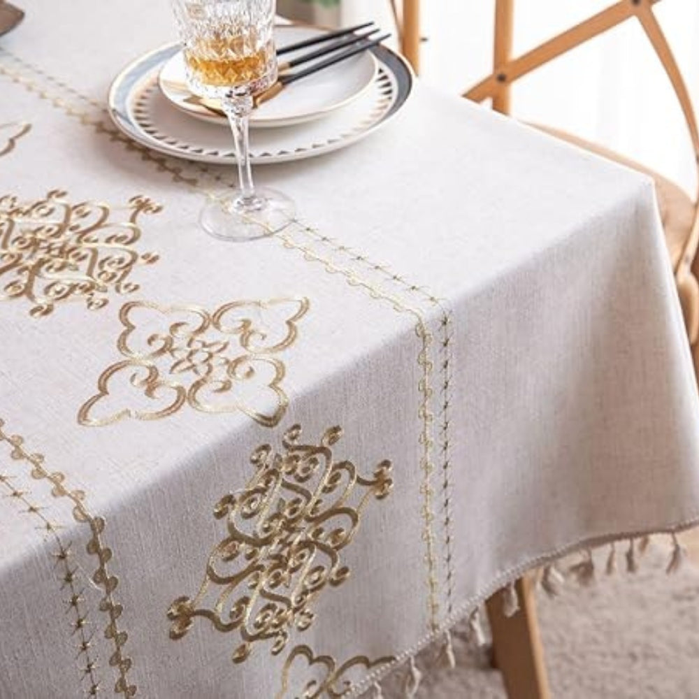 Sorella Luxe Embroidered Tablecloth 5
