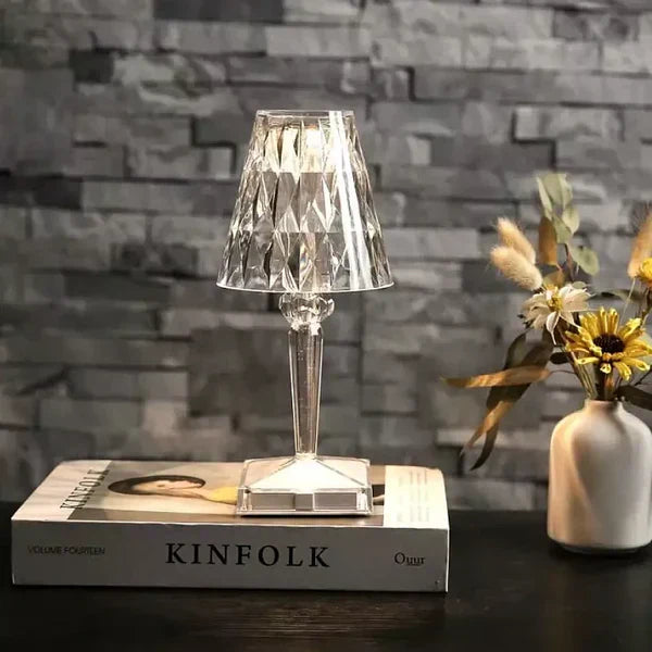 Crystal-Effect Table Lamp | Sparkling Ambient Light