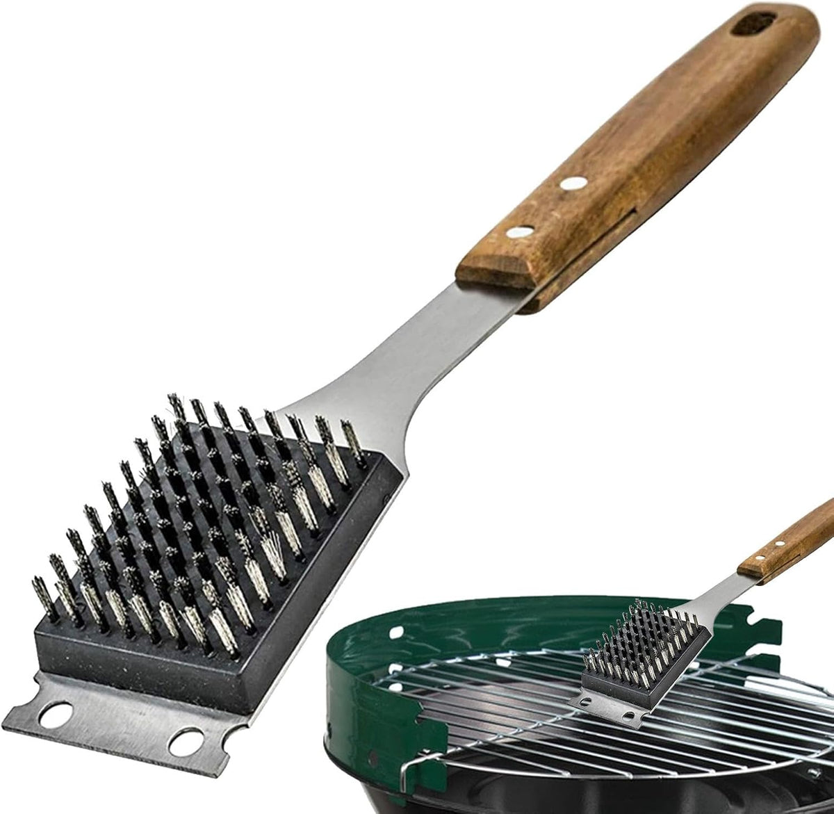 Stainless Grill Brush and Scraper 0