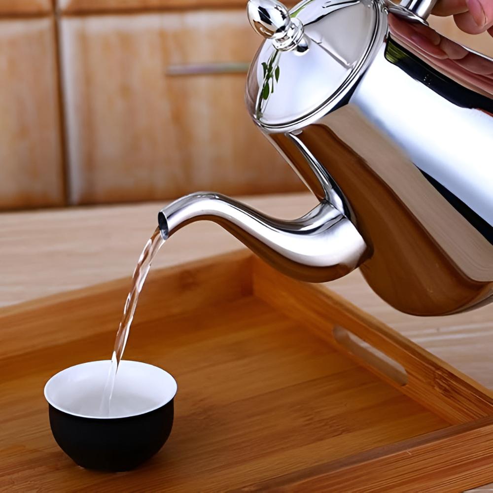 Stainless Steel Kettle with Built-in Filter 2