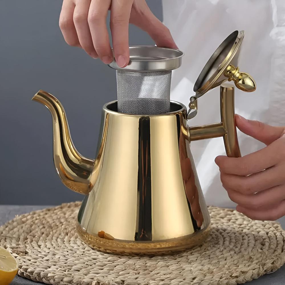Stainless Steel Kettle with Built-in Filter 3
