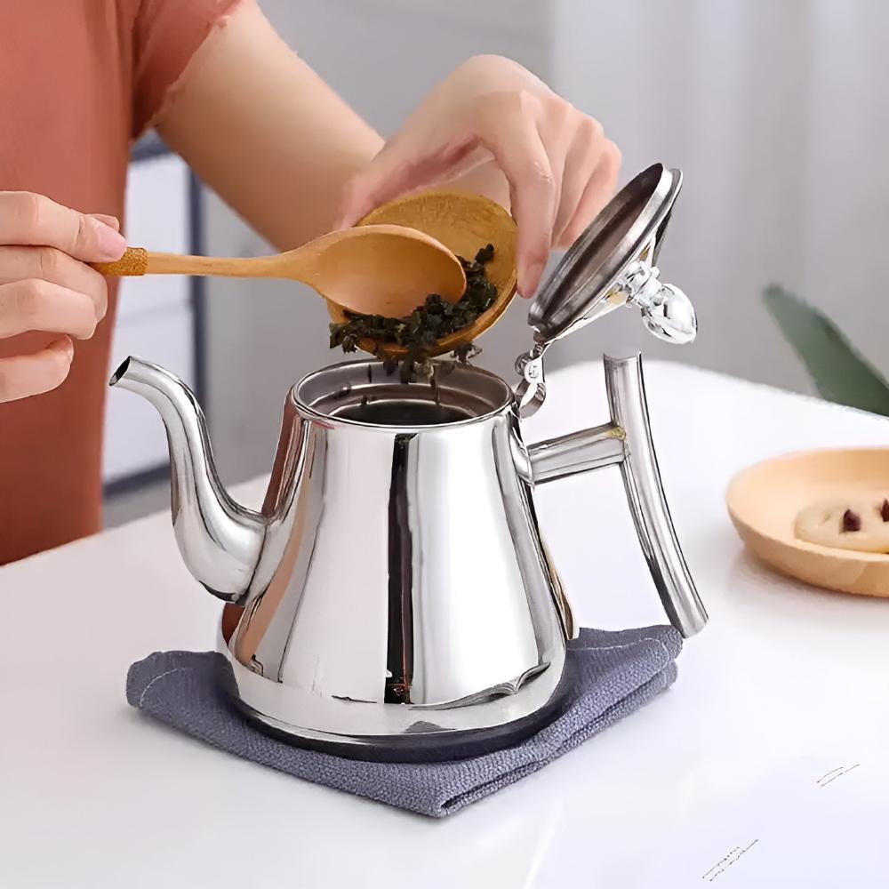 Stainless Steel Kettle with Built-in Filter 4