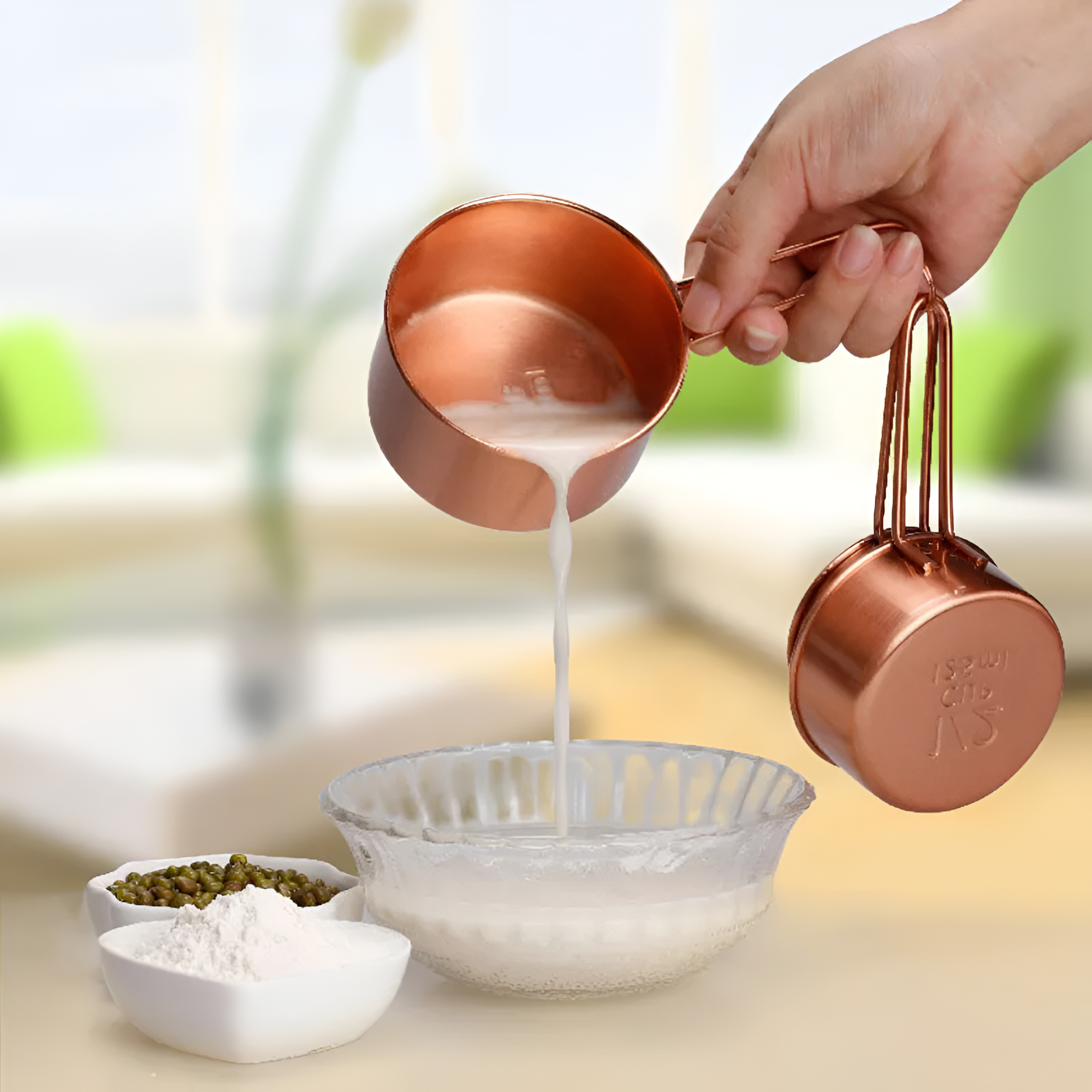 Stainless Steel Measuring Cup | 4Pcs Set 6