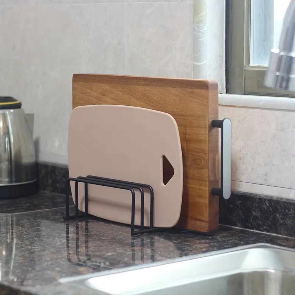 Steel Cutting Board Storage Rack 0