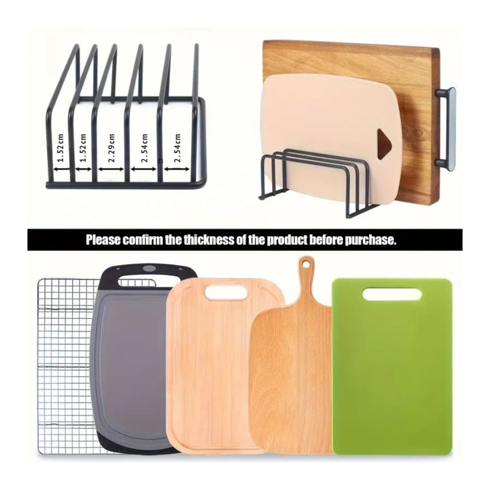 Steel Cutting Board Storage Rack 4