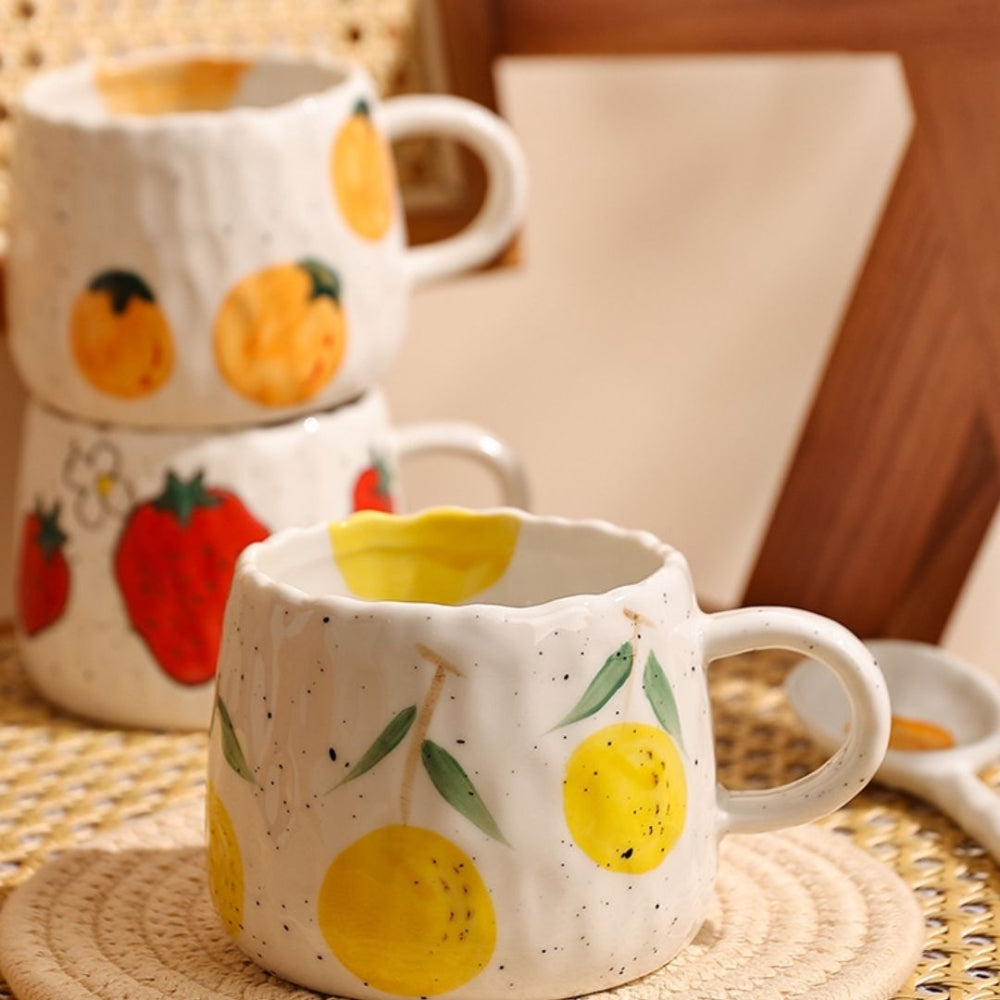 Sunny Fruit Ceramic Coffee Mug Collection 4