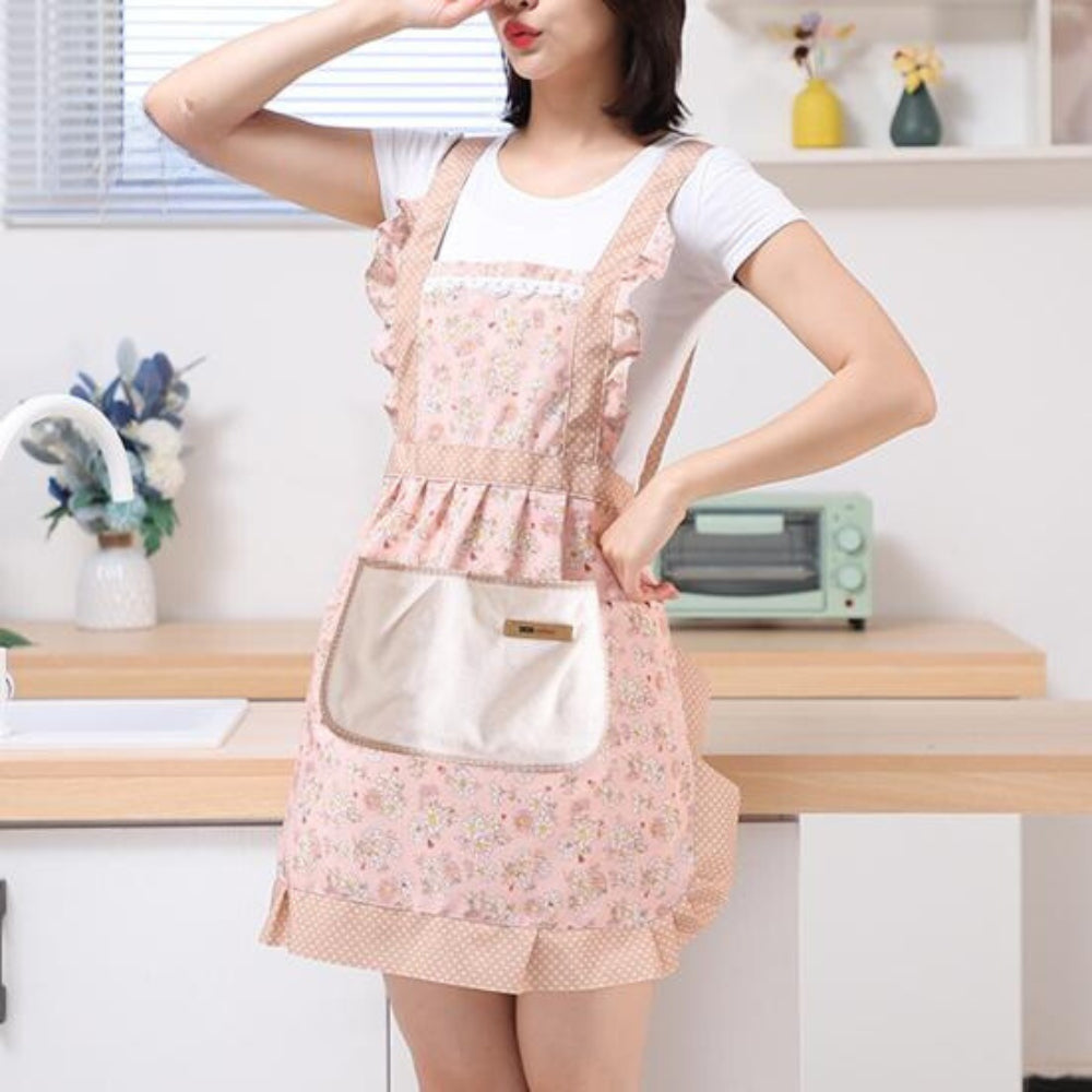 Sweet Flora Kitchen Apron 8