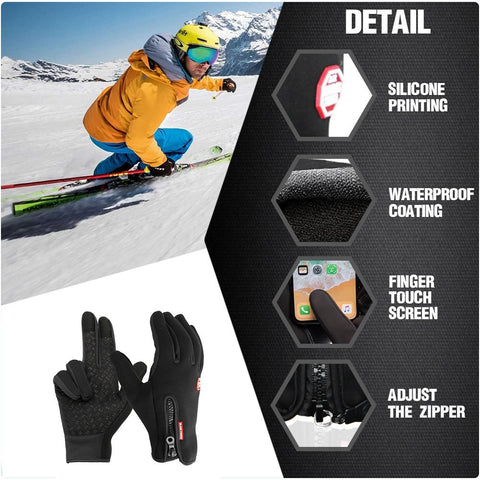 Thermal Gloves | Heated Winter Gloves with Non-Slip Grip | Comfortable Fit for Cycling and Skiing 6