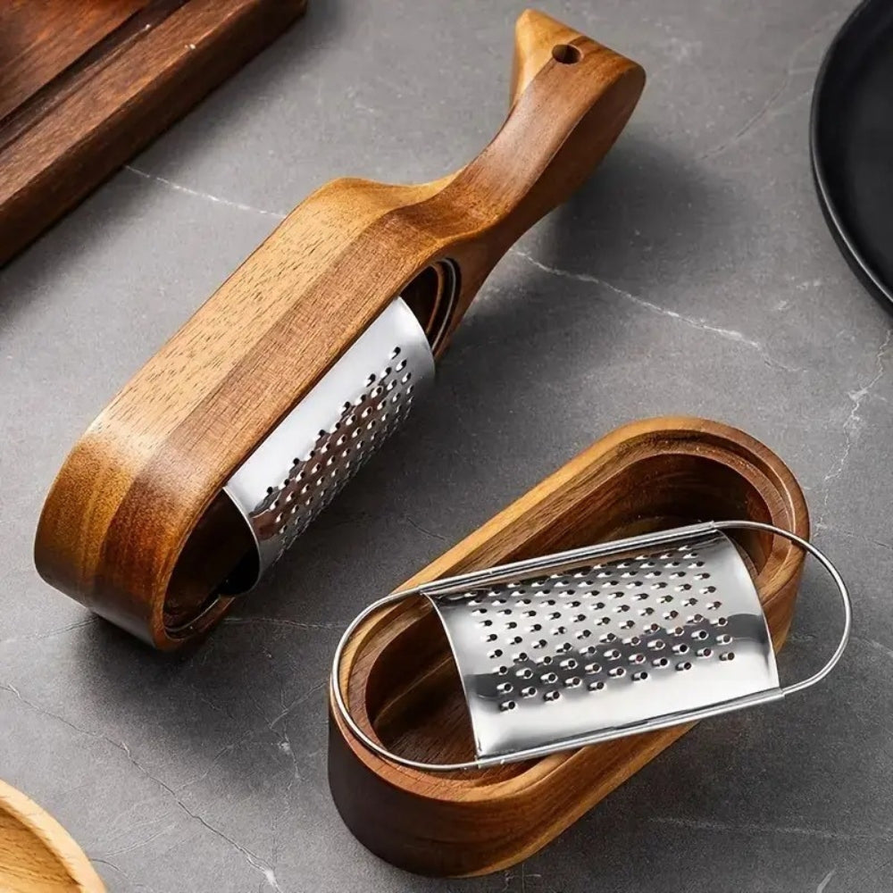 Wood Grip Cheese Grater 1