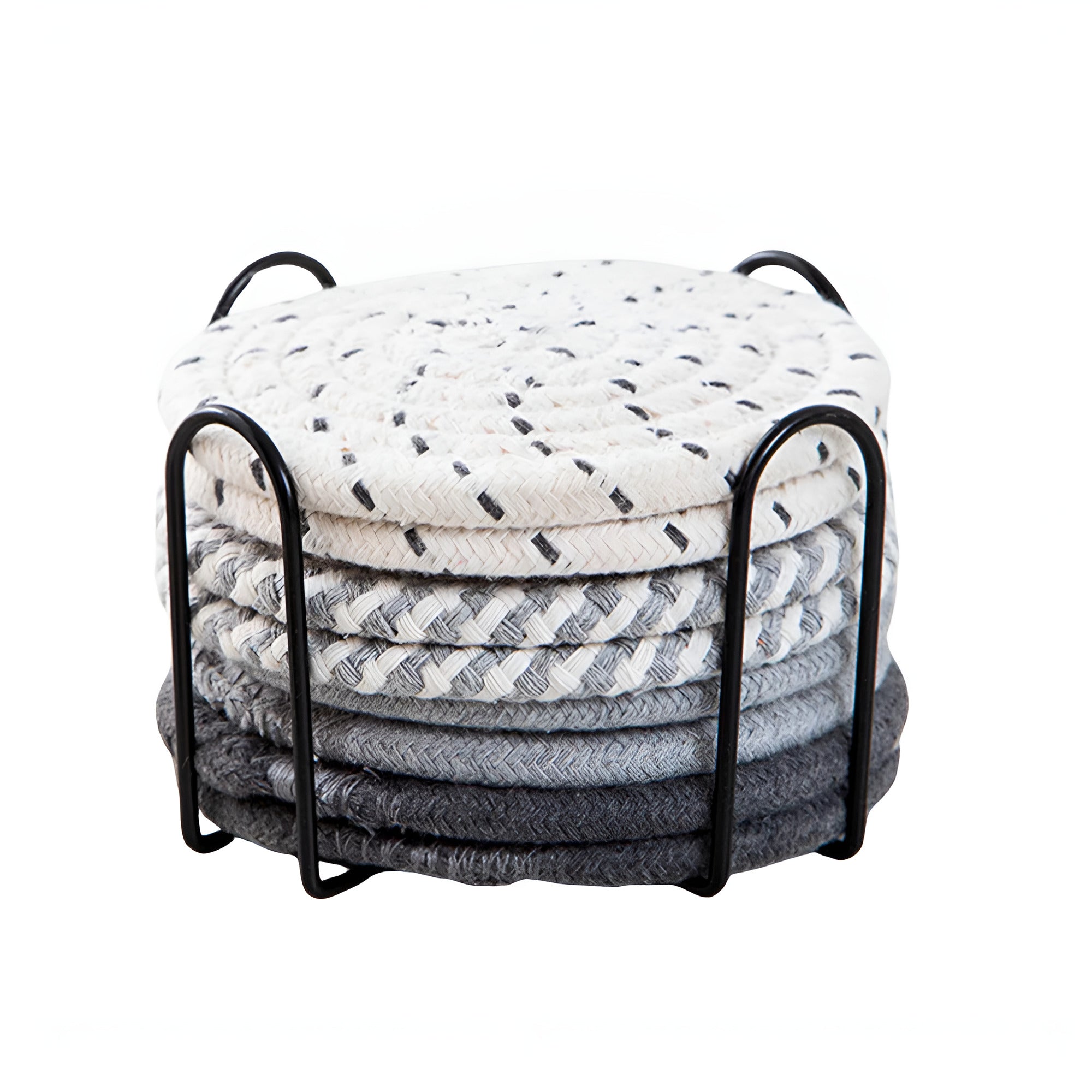 Woven Whirl Coaster Set | 8Pcs Set 7