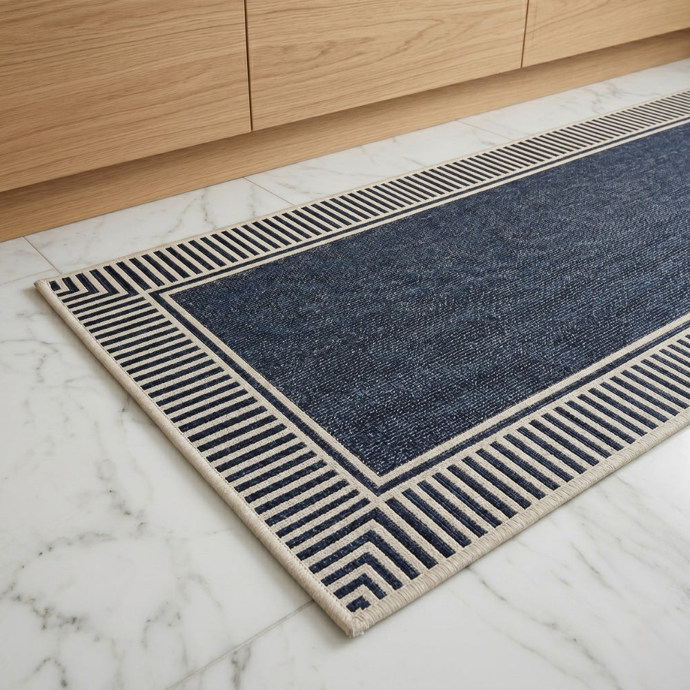 Zebra Stripe Soft Kitchen Runner Mat 3
