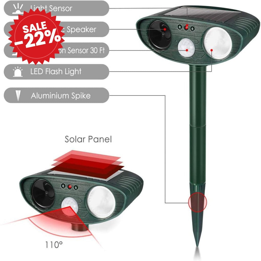 Ultrasonic Rabbit Repeller - SALE -22%