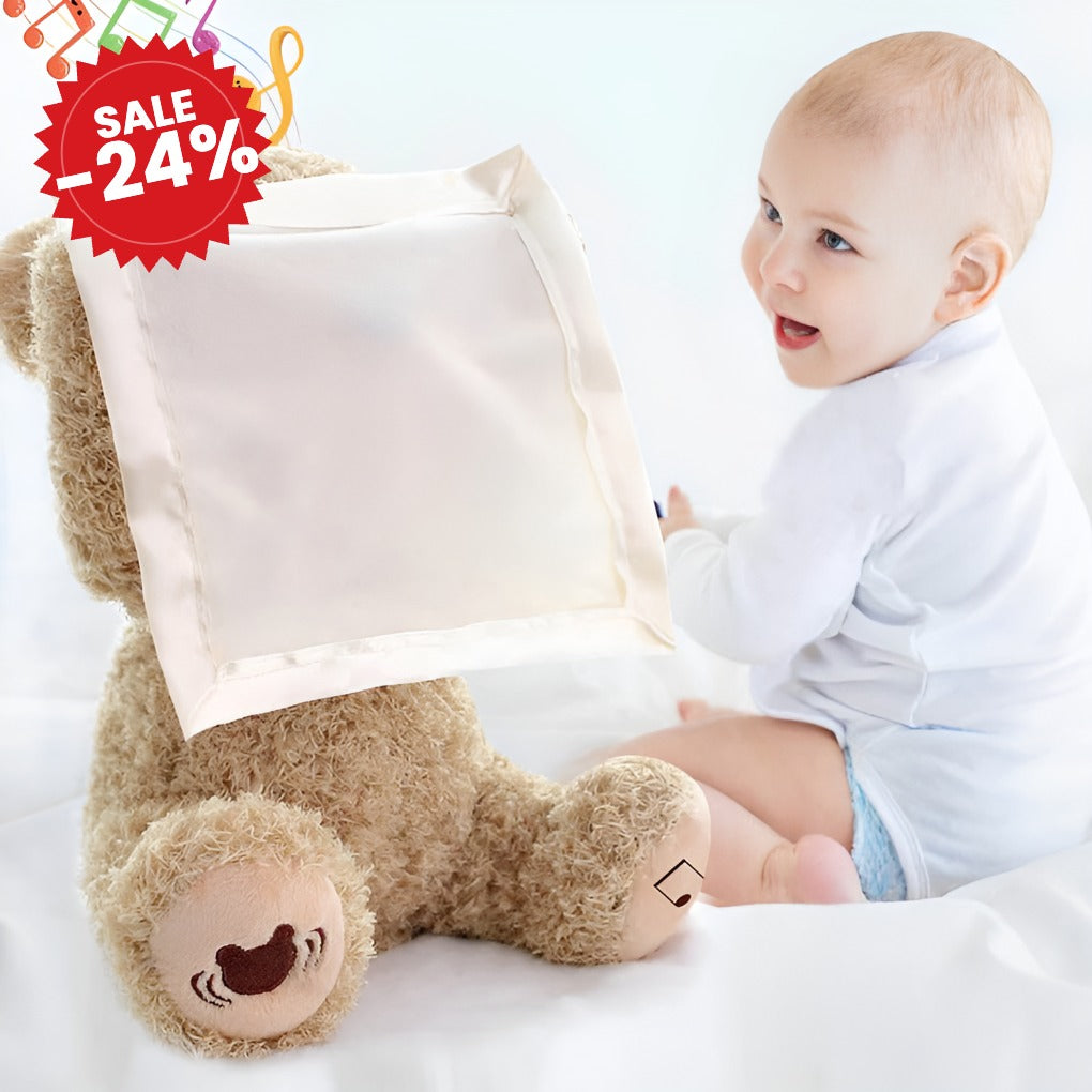 Peek-A-Boo-Teddy Interactive Plush Toy - SALE -24%