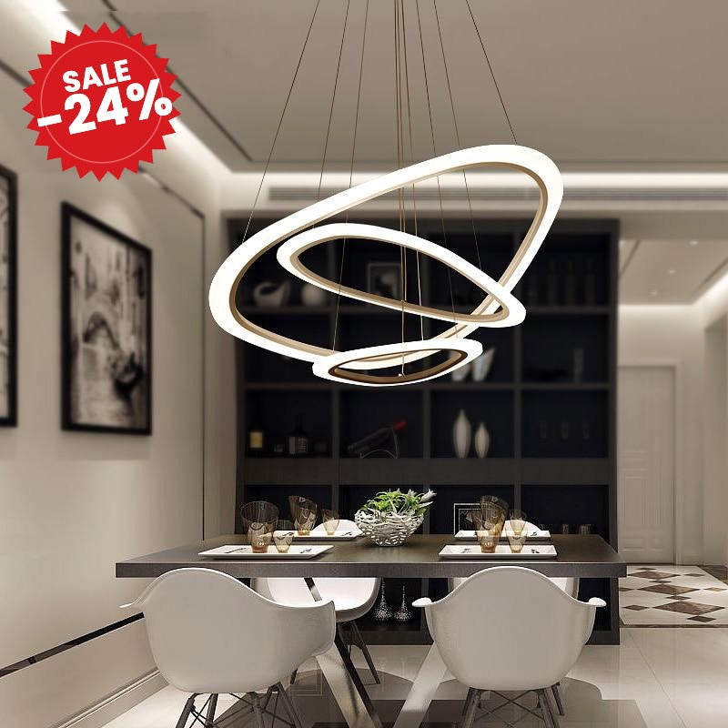 Nordic Tiered Ring LED Chandelier - SALE -24%