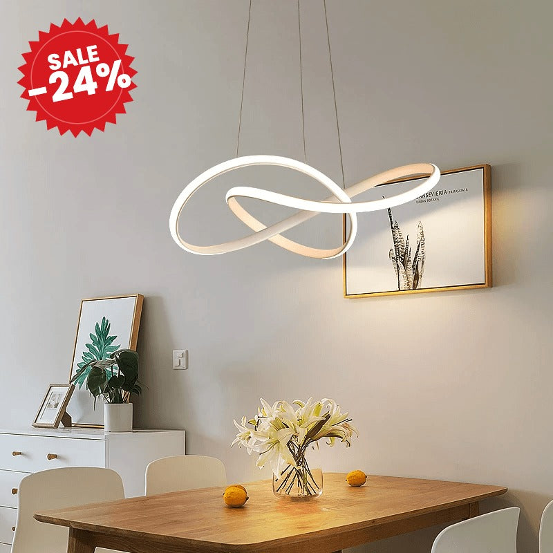 Modern Twisted LED Pendant Light - SALE -24%