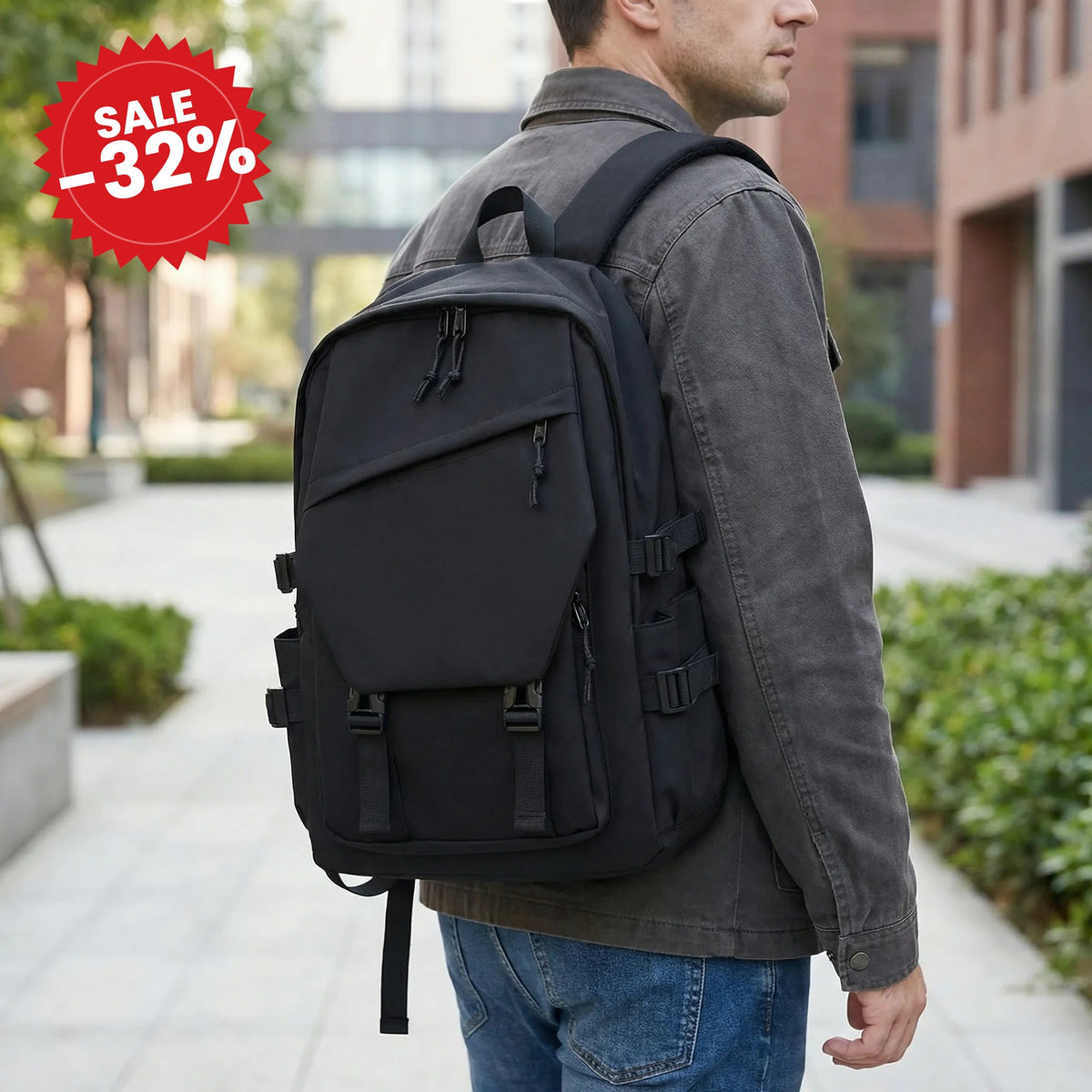 Structured Large Capacity Laptop Backpack - SALE -32%