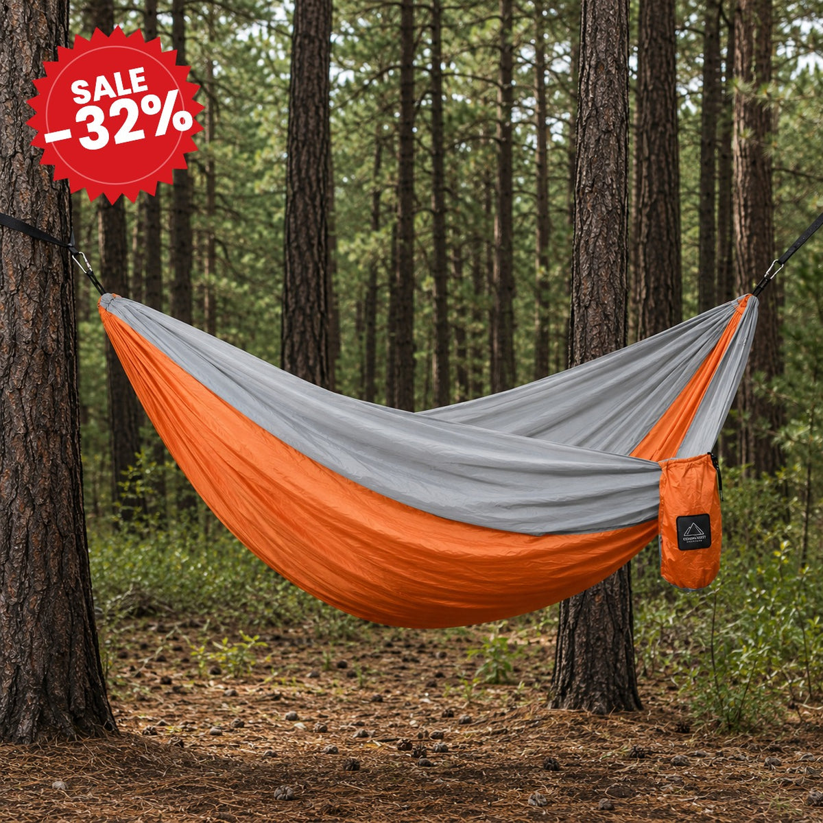 Packable Lightweight Double Camping Hammock - SALE -32%