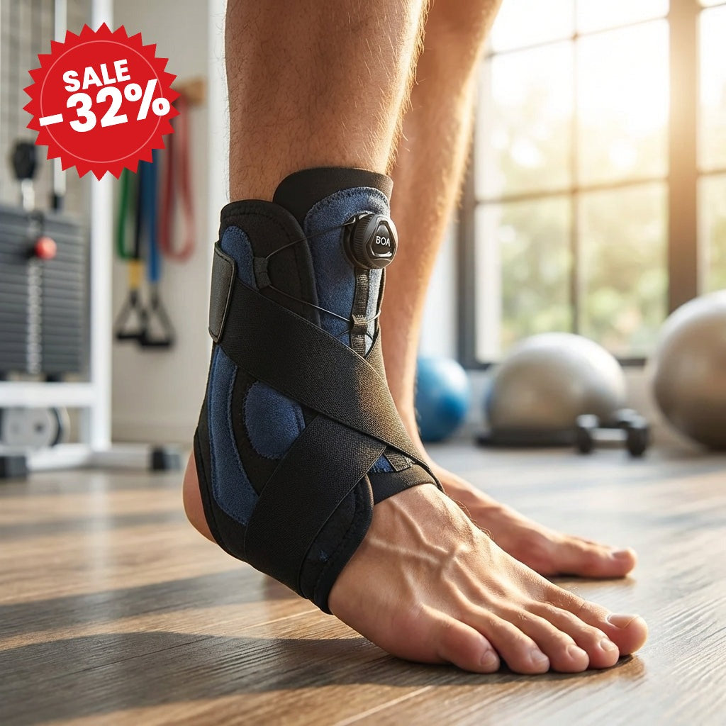 Sports Adjustable Compression Ankle Support Wrap - SALE -32%