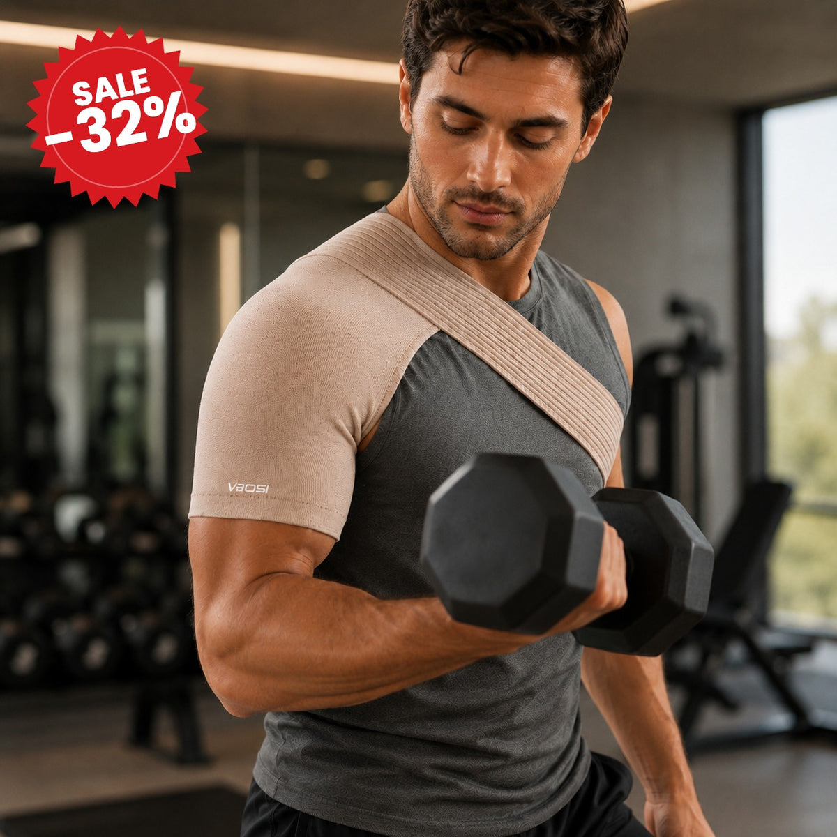 Breathable Stretch Shoulder Support Sleeve - SALE -32%