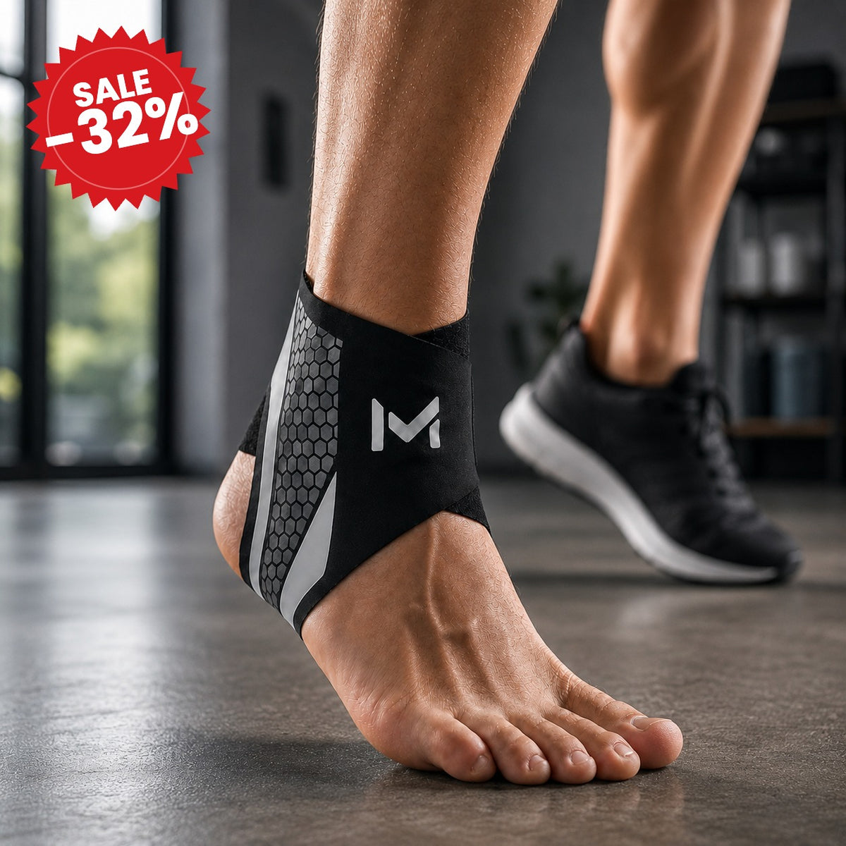 Breathable Compression Ankle Support Sleeve - SALE -32%