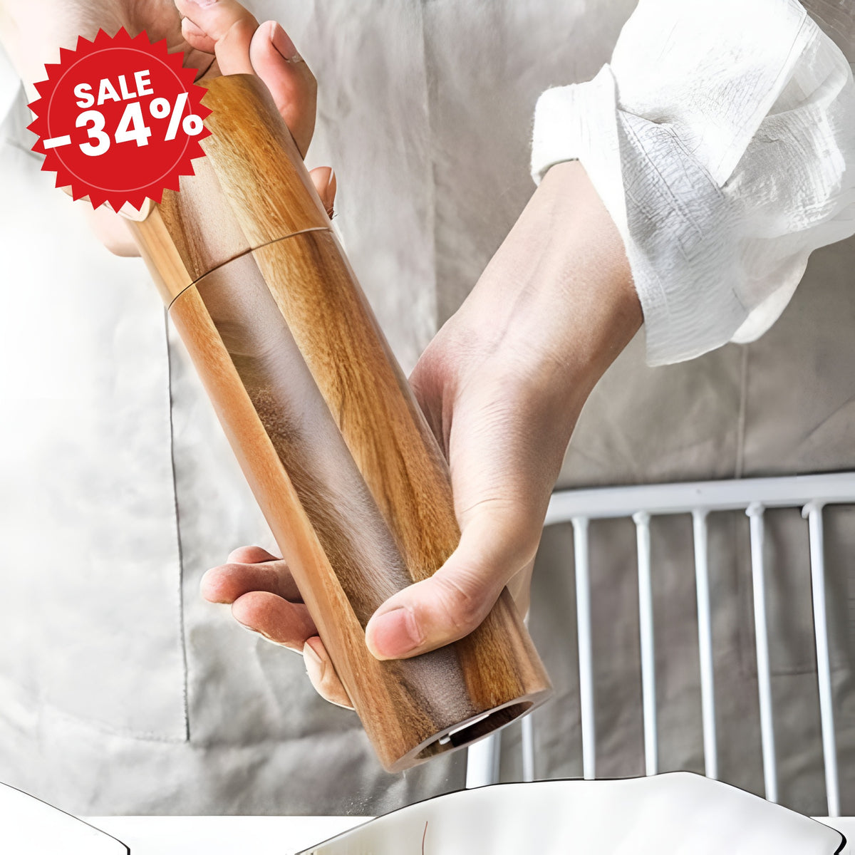 Minimalist Wooden Spice Grinders - SALE -34%