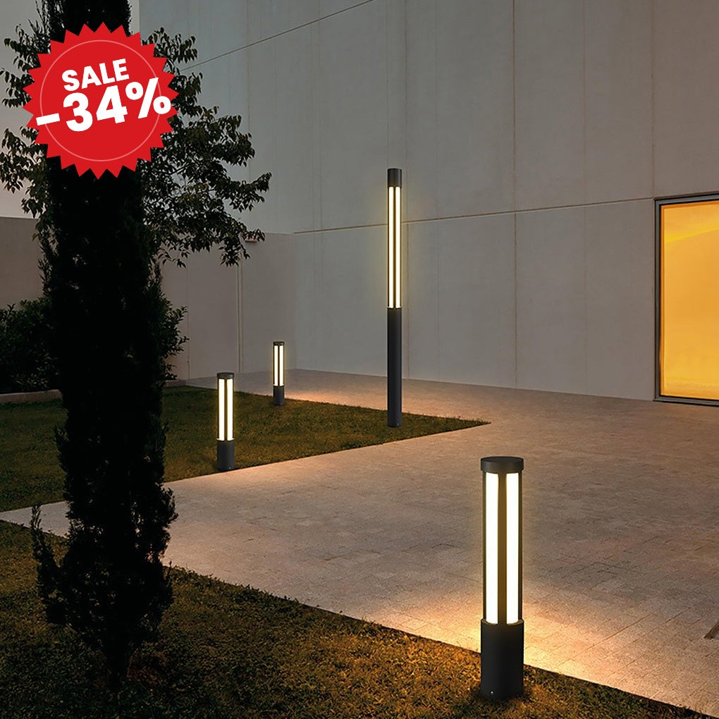 Modern LED Garden Light | IP54 Waterproof Bollard - SALE -34%