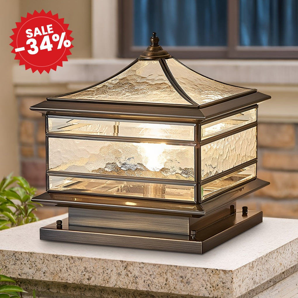 Elegant Outdoor LED Lights | Solar Garden Post Light - SALE -34%