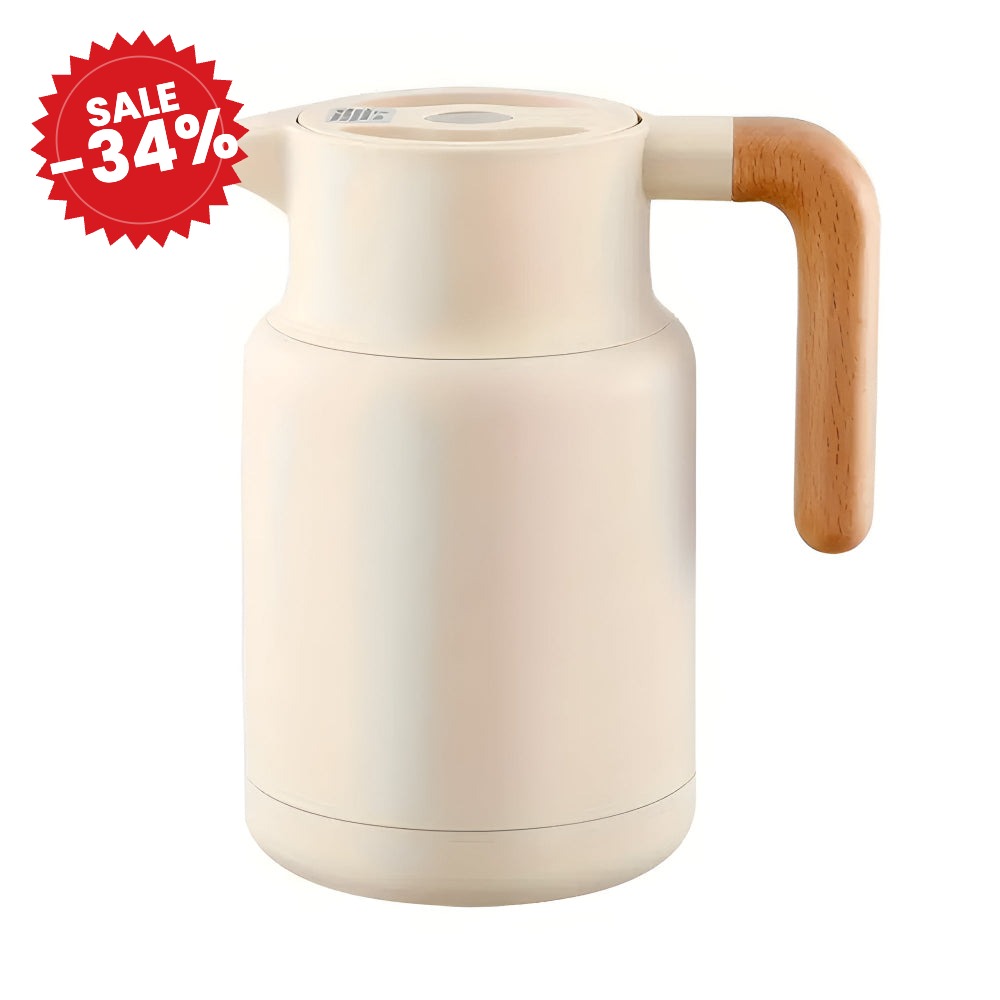 Classic Wooden Handle Thermal Carafe - SALE -34%
