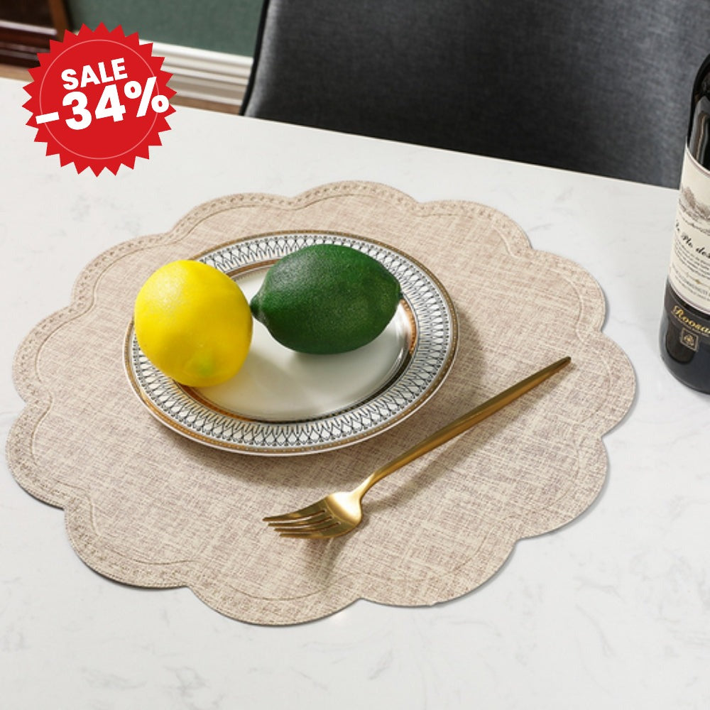 Scalloped Waterproof Placemat - SALE -34%